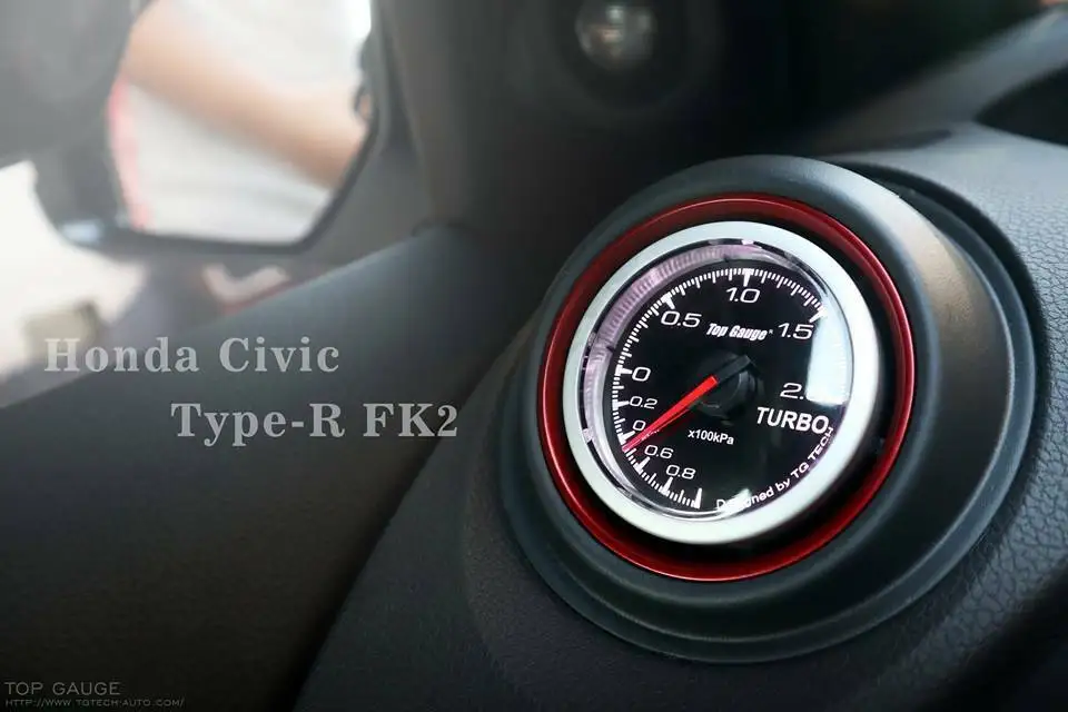 60mm LHD air vent gauge pod compatible with Honda Civic FK2 Type R year 2015 2016 2017