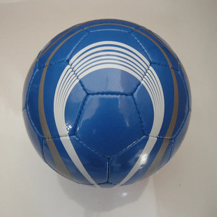 blue promotional mini soccer ball with customized size , logo , design for promotional classic design regular & professional use