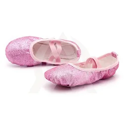 Балетки женские на плоской подошве, розовые эластичные ремешки, обувь для детей
