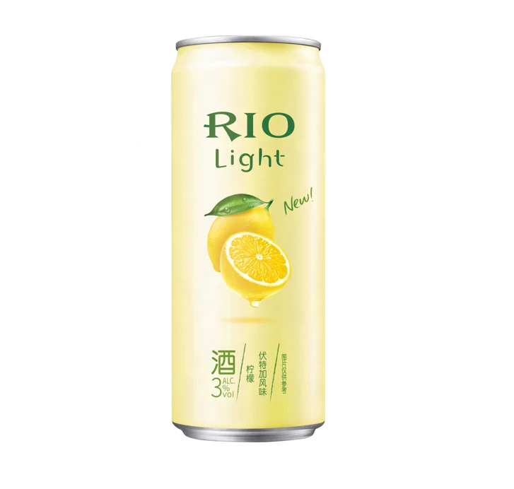 Коктейльный напиток RIO, готовый коктейльный напиток, легкая серия 3% объема, лимонная водка, Коктейльная бара для вечеринки, праздничная семья, 330 мл