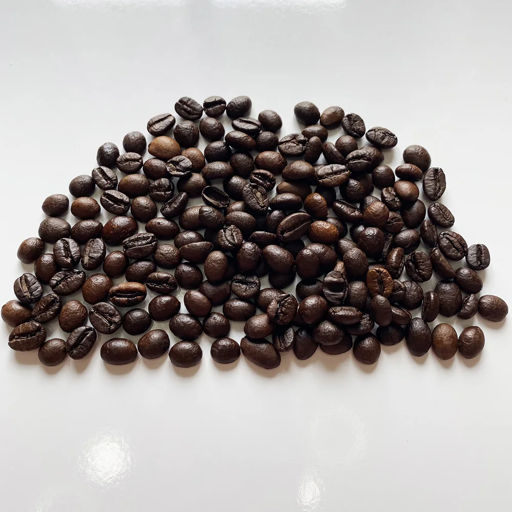 Quality arabica green coffee beans roasted coffee beans packaging energy drink coffee bags