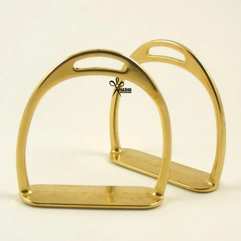 2022 Stirrup Metallic Gold Color Stirrups Horse Riding Stirrup For Sale Online