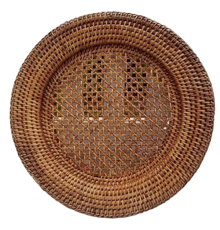 Hot Trend Rattan Charger Plate For Wedding Made in Vietnam