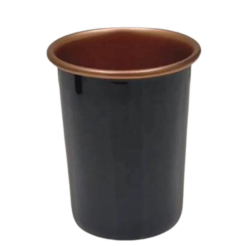 Aluminum Round Desktop Planter Terrazzo White Enamil And Copper Color American Design Indoor Planter For Garden Also Handmade