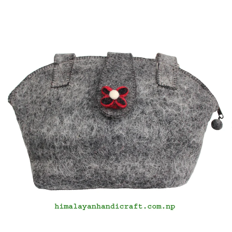 
 Handmade in Nepal Felt Hand Bags  