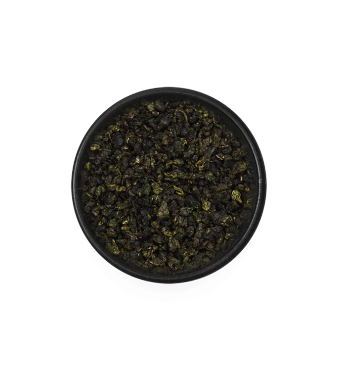 Молочный Улун с чайными листьями