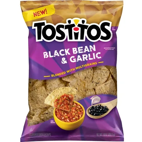 
Tostitos Black Bean & Garlic Flavored Tortilla Chips 283g 