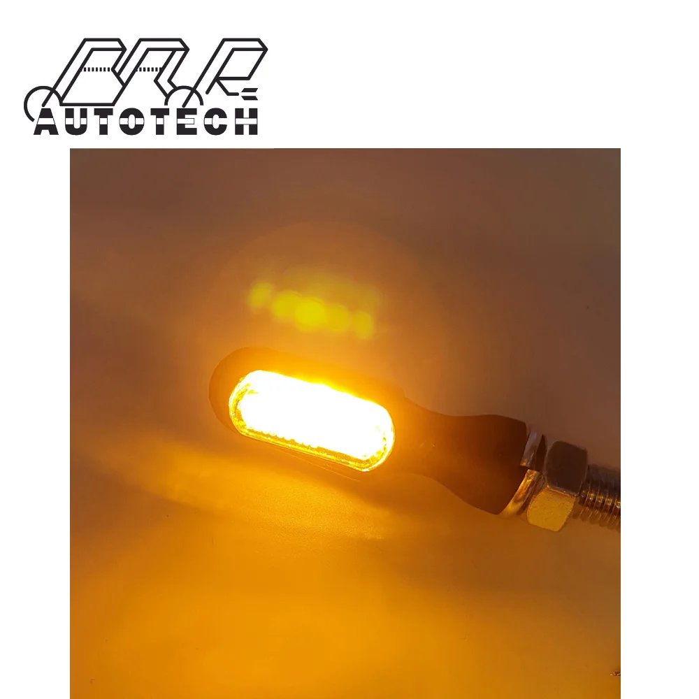 Мотоциклетная устойчивая к царапинам универсальная DC 12V M8 винтовая Светодиодная лампа поворота