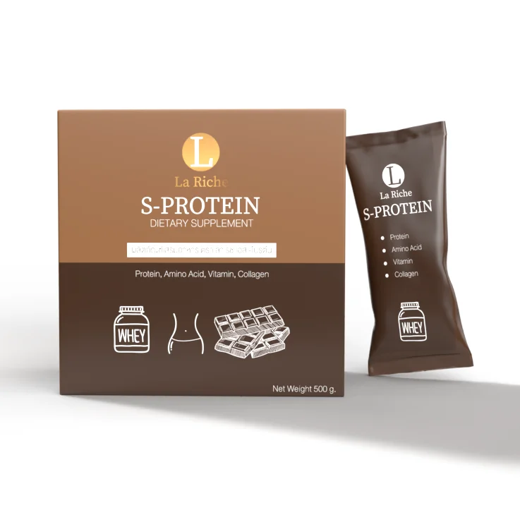 Standard Whey Protein Powder 100% For Outdoor Fitness Whey Protein Diet Meal Replacement in 12 Pack from Thailand