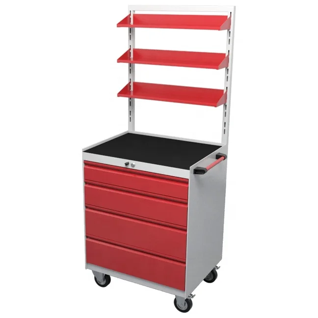 Garage Workshop hand Tools Toolbox Cabinet Trolley Tool organizer box heavy load drawer set wheel caster K-10109P