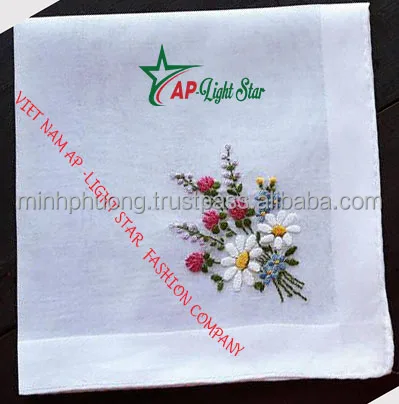 Вьетнамские салфетки с вышивкой счастливы для всех