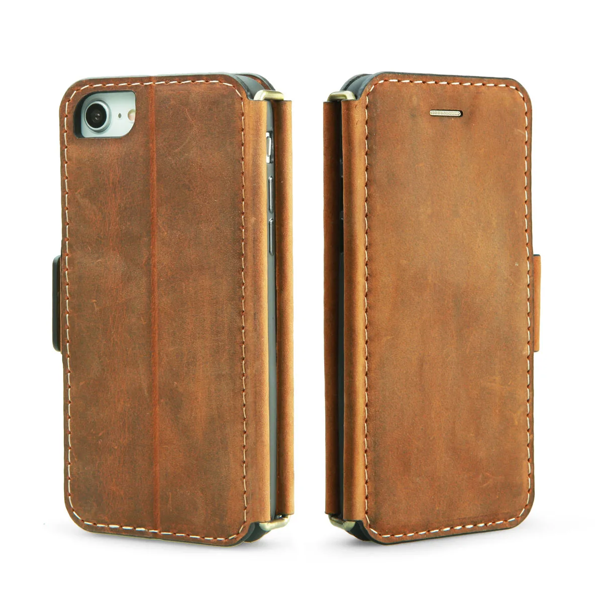 quality leather mobile case covers selfie stick cases for iphone