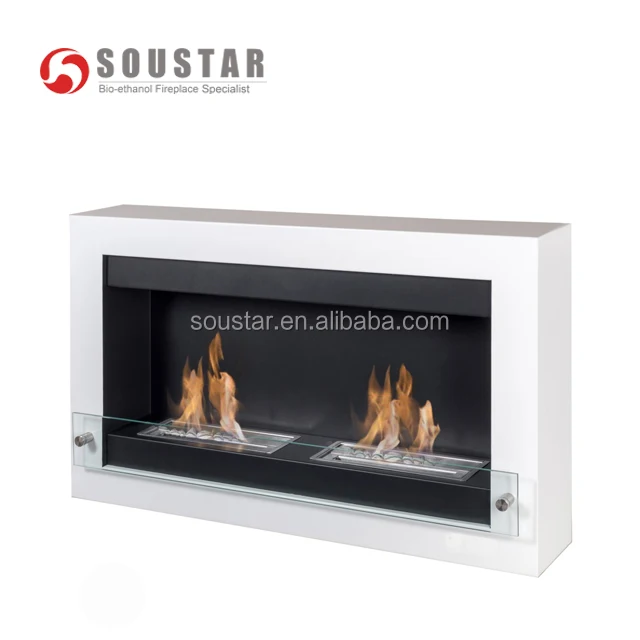 OSLO Long decorative wall hanging Bioethanol Fireplace