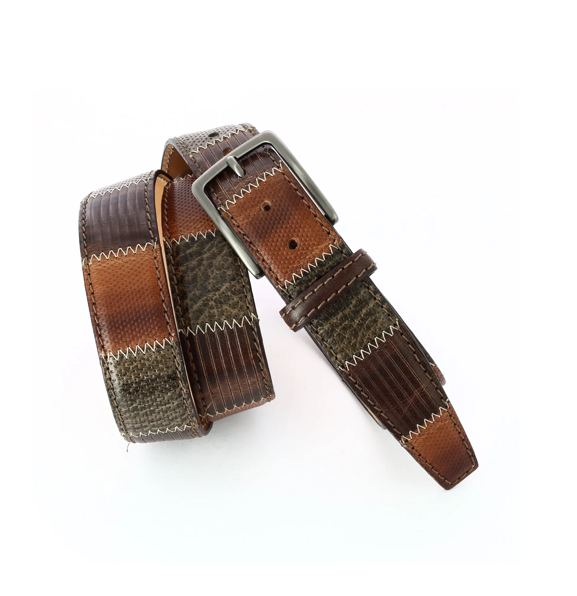 PATCHWORK BELT WINTER SEASON 100% GENUINE LEATHER