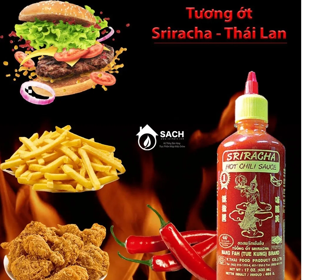  Viet Nam Supplier Sriracha Chili Sauce 510gr x 12 bottles Made