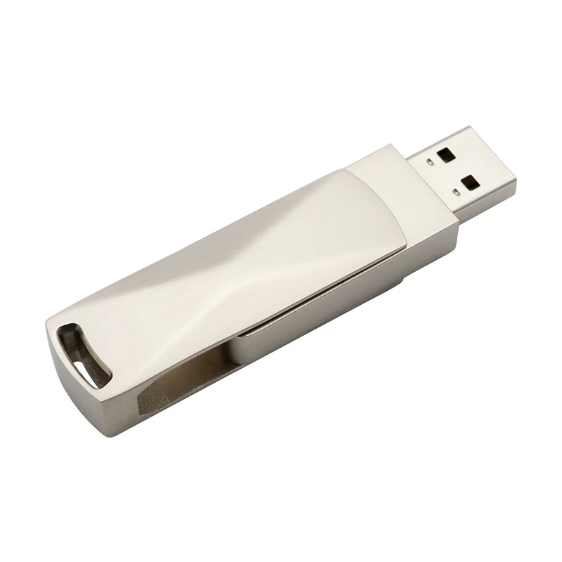 Заводского изготовления способствующим продвижению продаж металлический USB2.0/3 0 поворотный Usb флэш-накопитель 2 ГБ/4 ГБ/8 Гб оперативной памяти 16 встроенной изготовленный на заказ USB Stick
