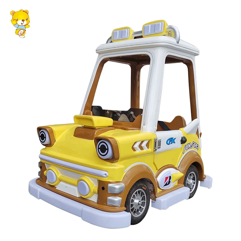 Haojile Amusement Park Outdoorbig Wheel Anti Collision Parent-Kid Ride Battery Bumper Cars Ride On Car Kid Games