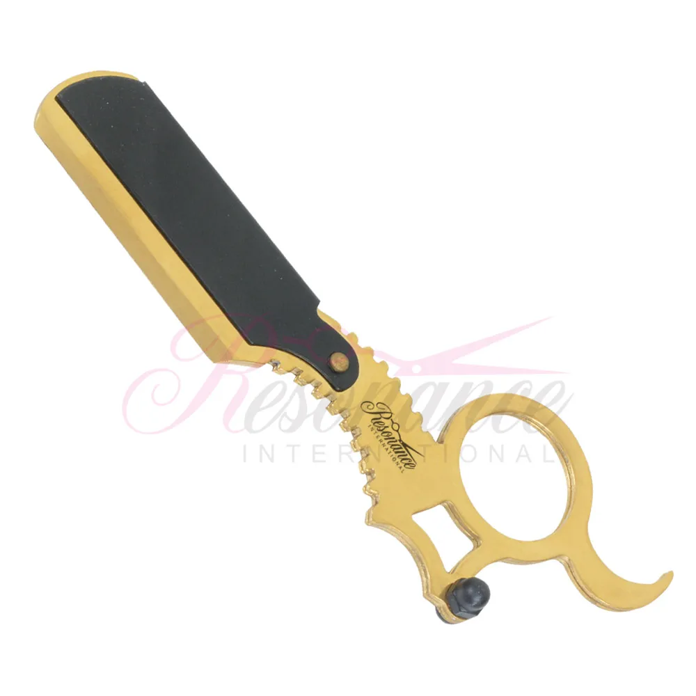 
Wholesale Double Ring Straight Razor Cutthroat Shaving Salon Shavette Rasoi With Leather Case 