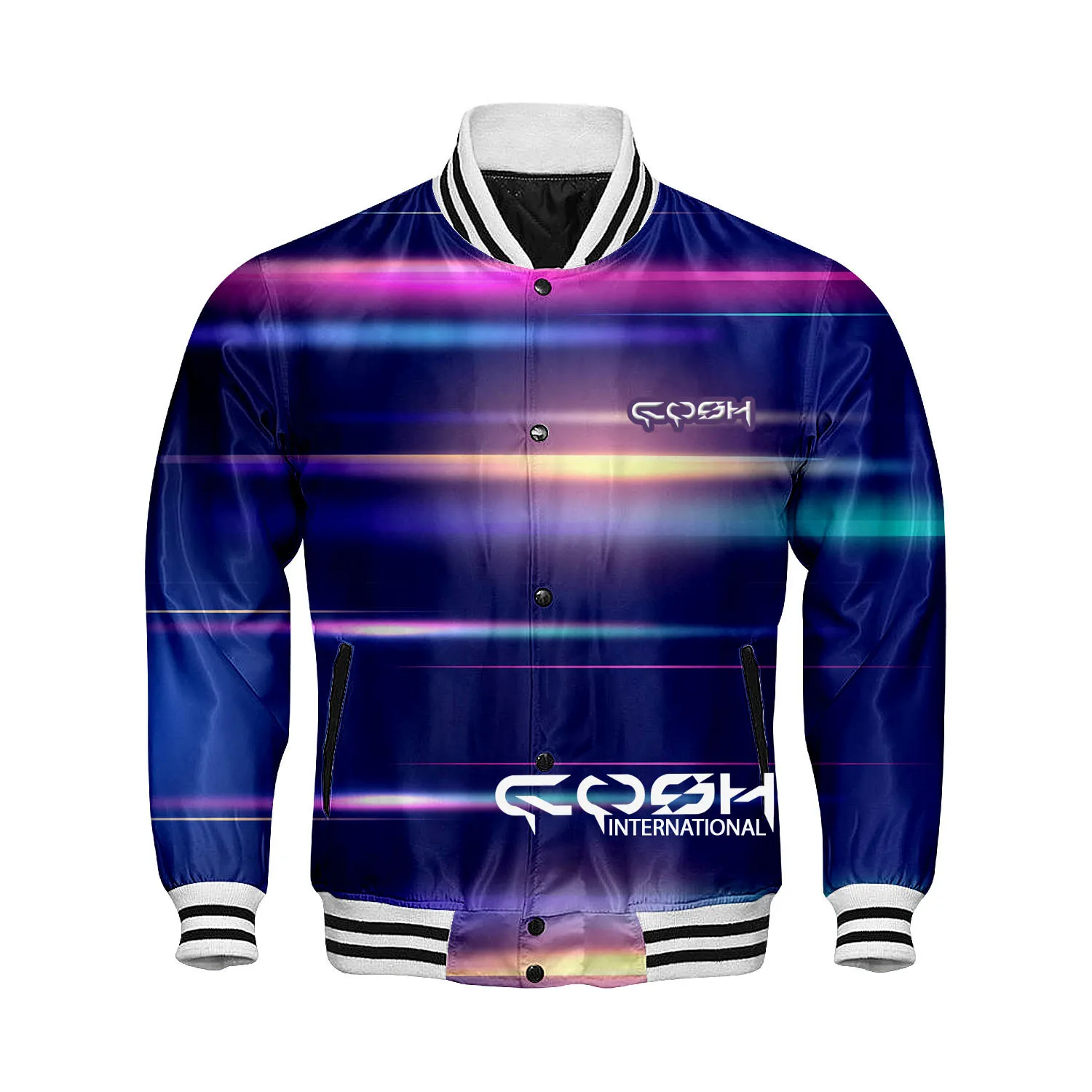 Highquality Sublimation Printed Baseball Jacket Sports And team Wear Windproof Letterman Pullover Jacket Vendor From Pakistan