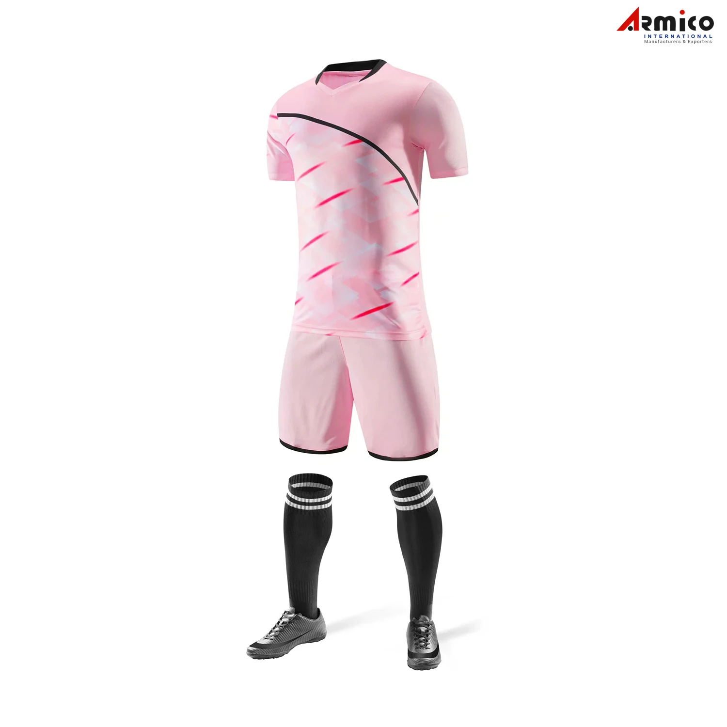 Soccer Kits High Quality Soccer Uniforms Printing Football Jersey Uniform Hot Sale 100% Polyester Custom Team Name Custom Size