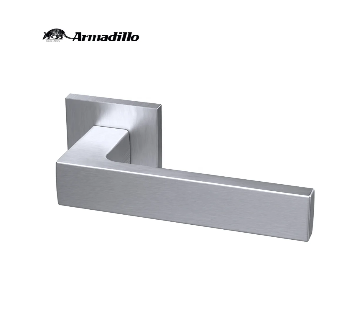 High quality simple design satin chrome zamak door handles