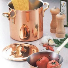 Excellent thermal conductivity copper cookware sets with the Good Design Award