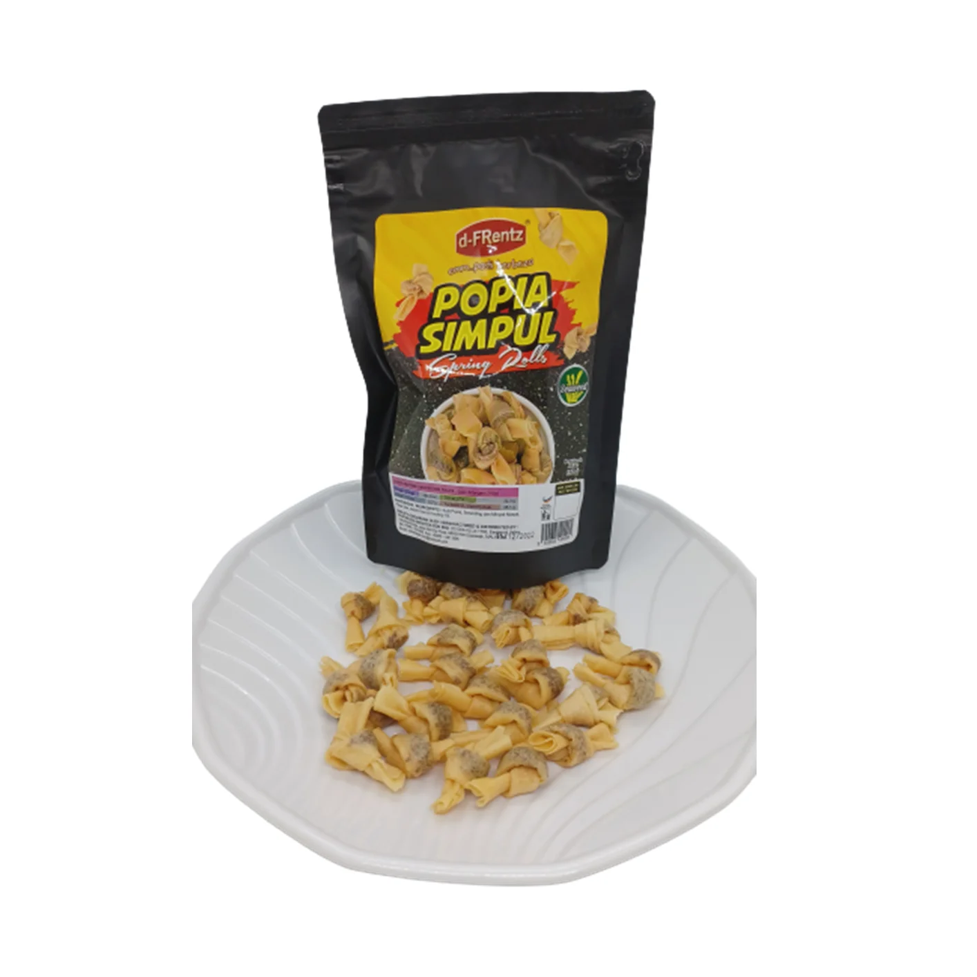 Low MOQ Spring Rolls Snacks with Seaweed Filling Inside 150GM Halal Muslim Friendly Perfect to Eat During Watching TV