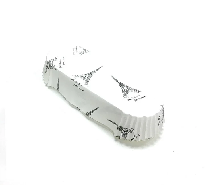 Custom Printing Design Oval Cupcake  Cup Baking Paper Cup