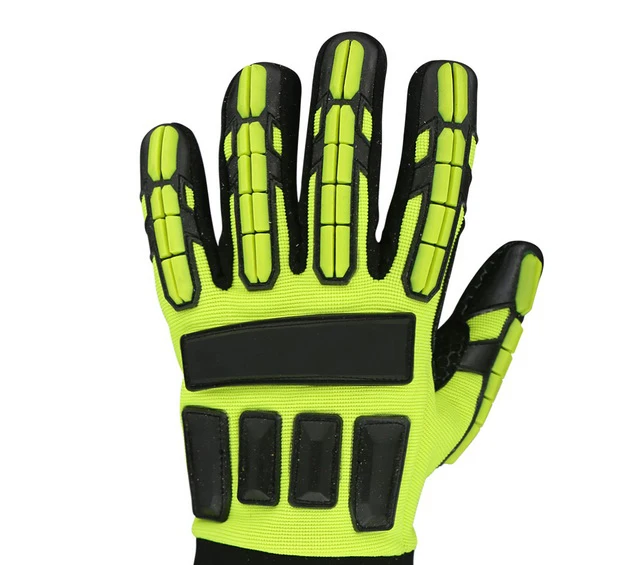 Перчатки резиновые противоударные из ТПР защитные рабочие перчатки для больших нагрузок нефтяных месторождений