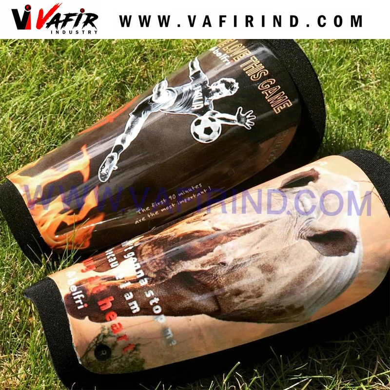 Customize 3 pieces Soccer Fiberglass Shinguard VI-SG051