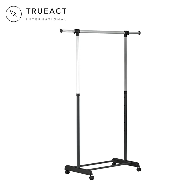 Taiwan Original Matt Gray Design Laundry Height Adjustable Extendable Clothes Hanger Stand