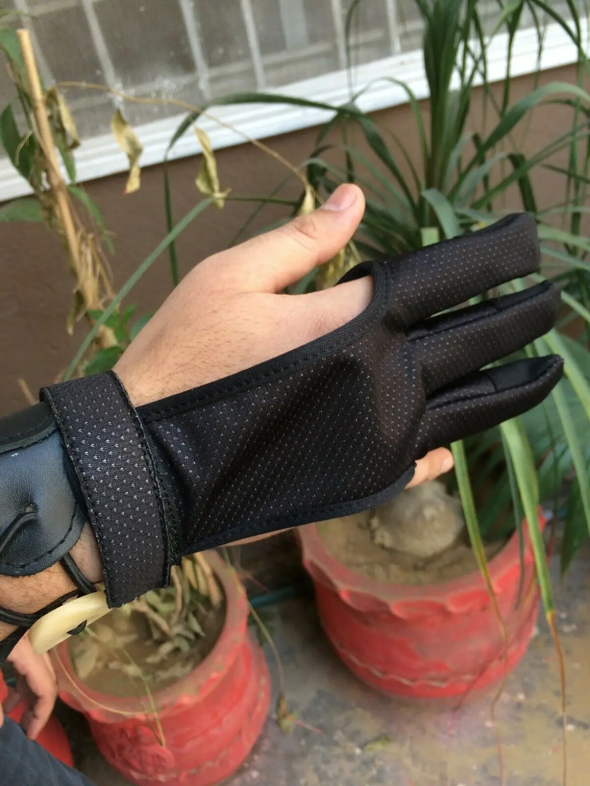  Перчатки из сетчатой ткани с 3 пальцами кожаные перчатки для охоты стрельбы