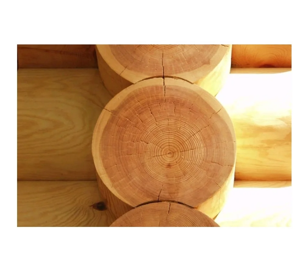 Russian wood materials round logs