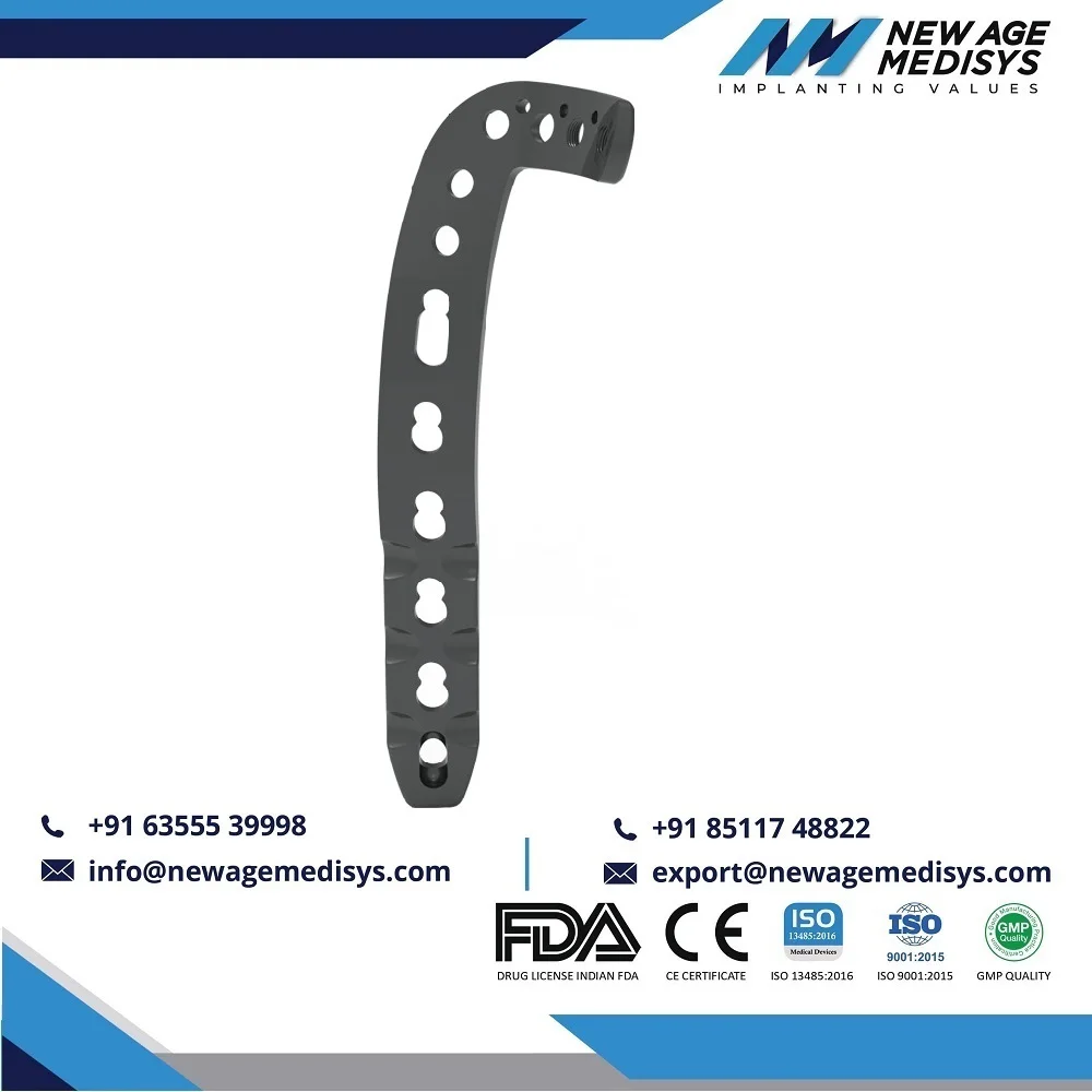 
Orthopedic Mentor Implants Replacement Bone locking plate Titanium Anterolateral Distal Tibia Plate 3.5mm Titanium CE ISO Marked 