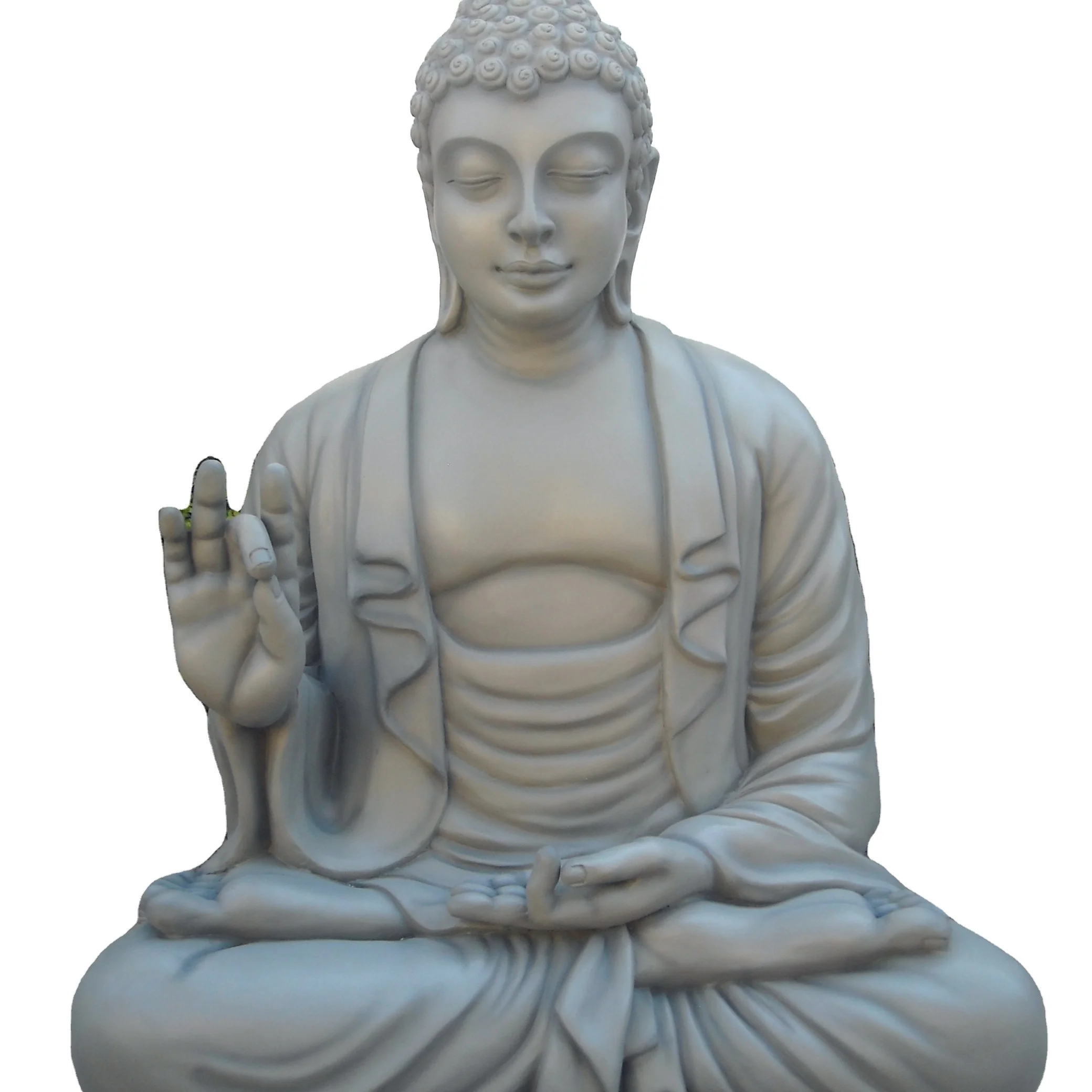 FRP Будда для медитации декоративная Стекловолоконная скульптура сидя мира уличная и внутренняя Большая искусственная статуя продажи.