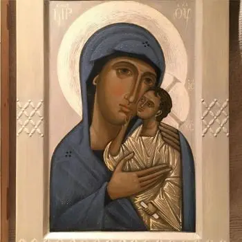 Best High Quality Latest Original Hand Painted of The Mother of God Petrovskaya Roman Church Religion items made in India