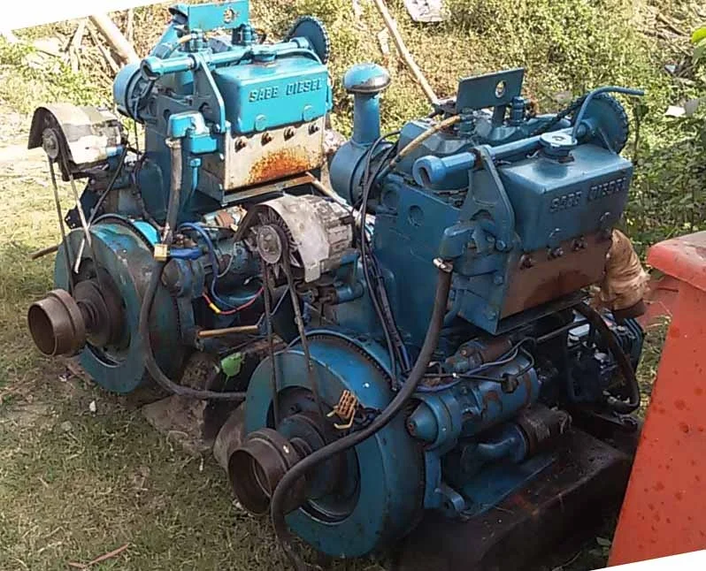Boat Engine 2 Cylinders Sabb Diesel 2JHR For Lifeboat Made in Norway
