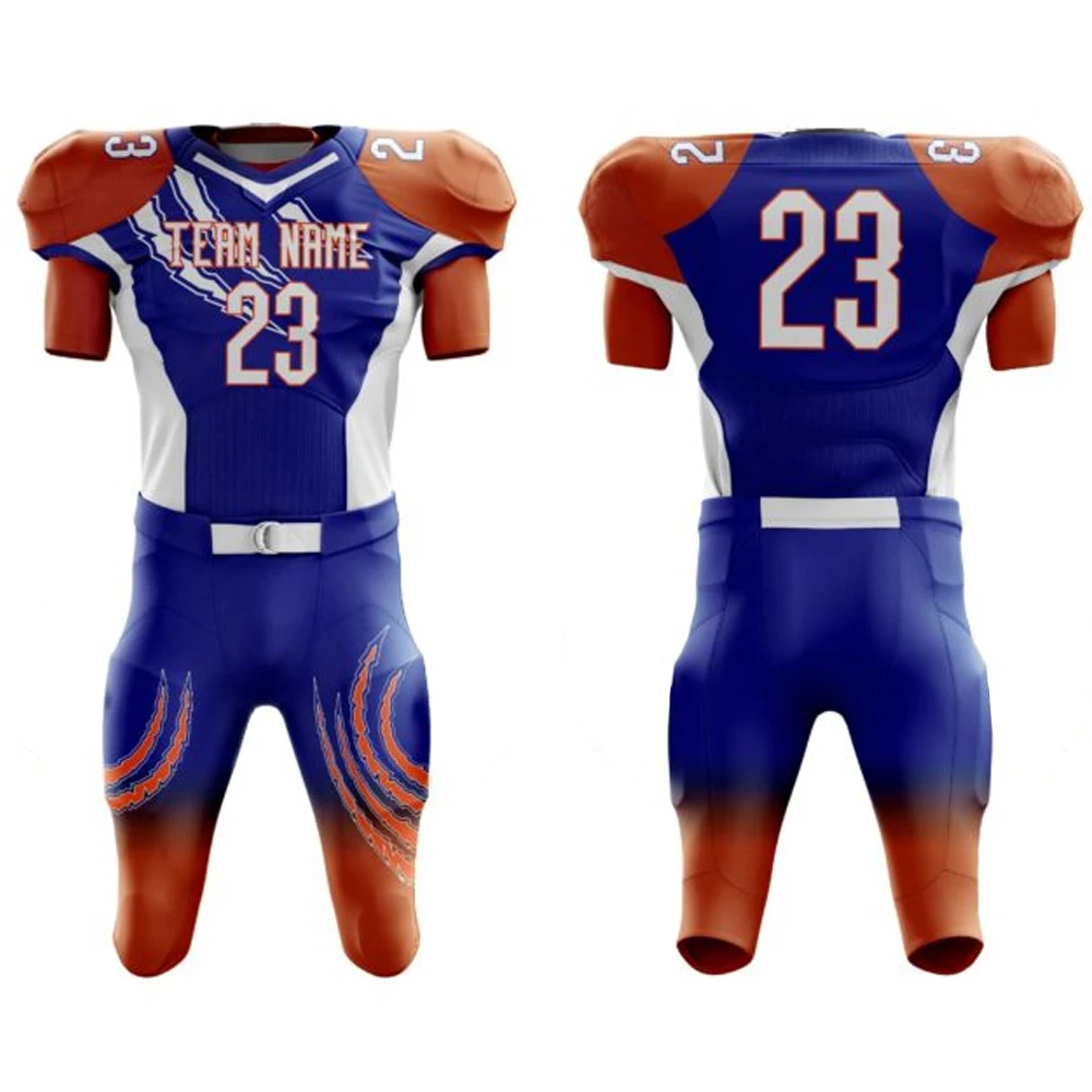 2022 New Arrival Custom Made American Football Jerseys with tackle twill player name and numbering American football uniform