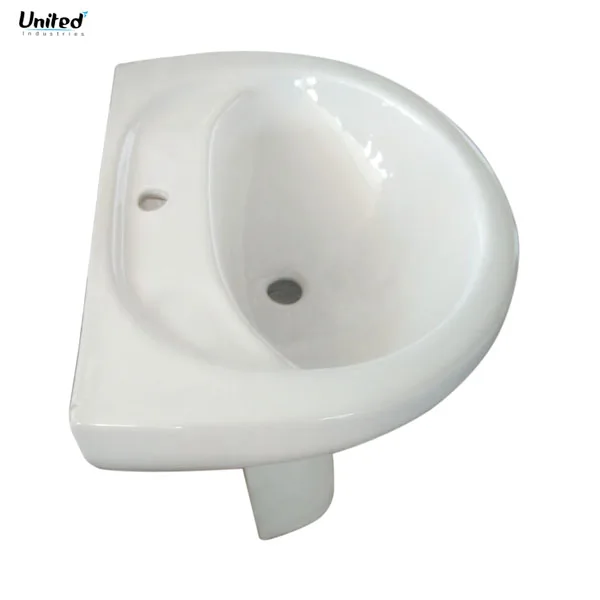 Repose wash basin with pedestal modern design wash basin sanitary ware bathroom sinks and wash basin