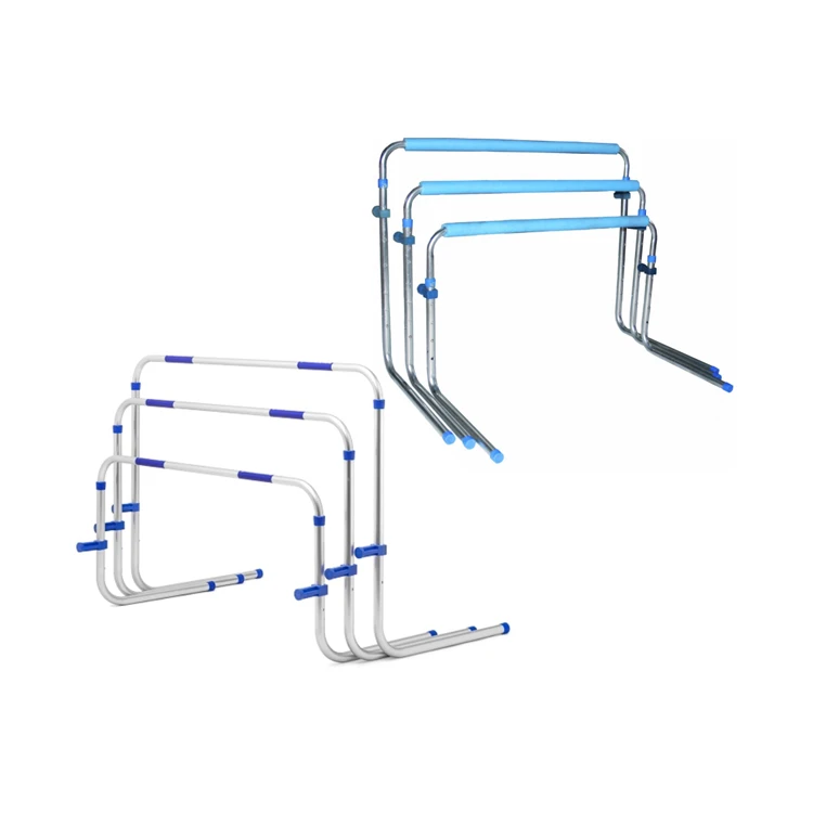 Adjustable Height Agility Self-Return Hurdles Simple Push-Pin Button Stable Lightweight Athletic Hurdles Mini Midi & Maxi