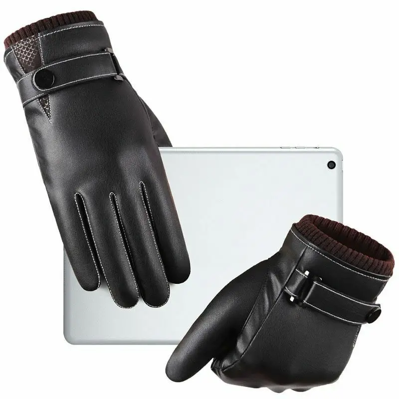 Screen Touch Men Driving Gloves/ Leather Gloves For Driving 2019/Car Driving Gloves