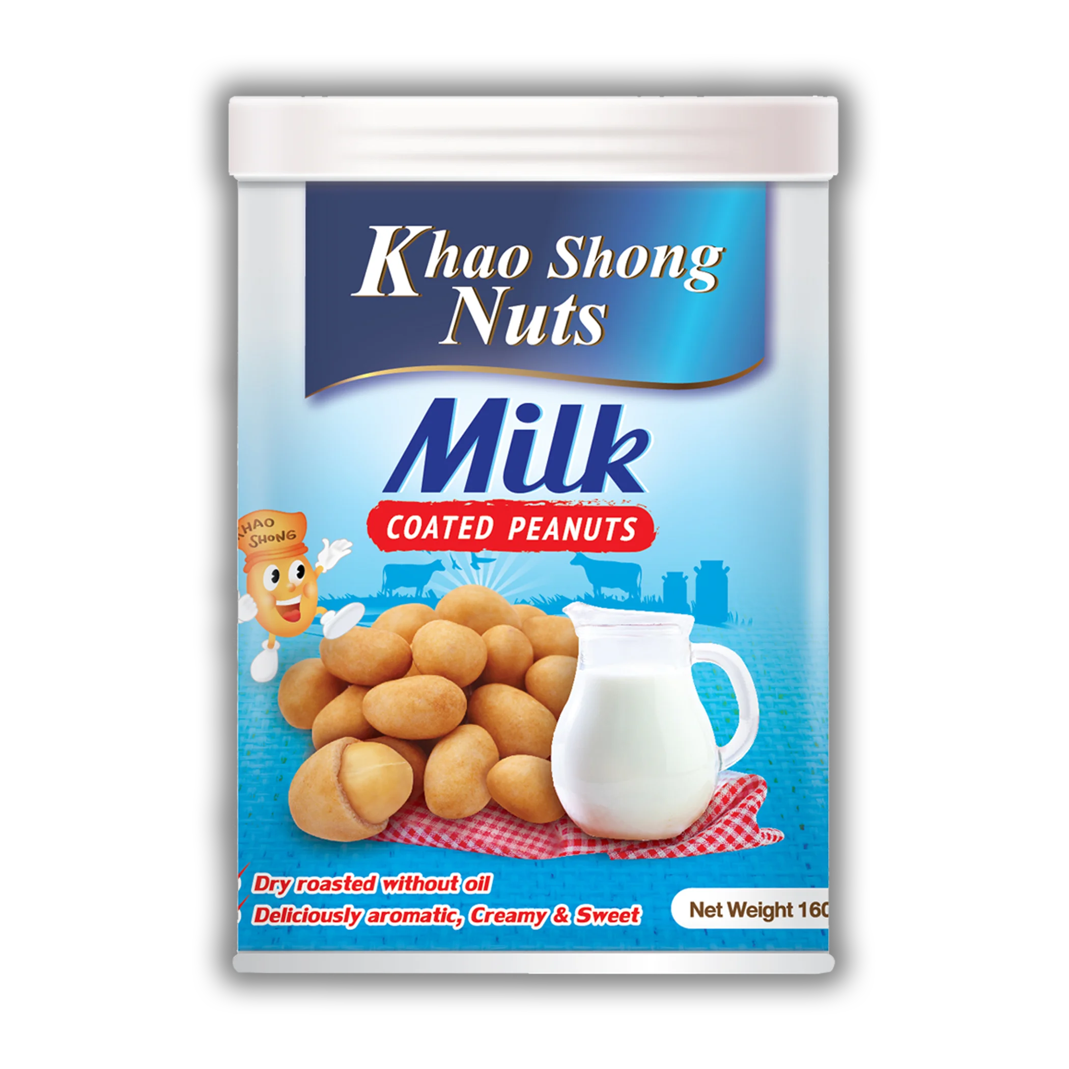 Asian Thai Original Classics Nuts Snacks - Milk Flavored Coated Roasted Peanuts 160g