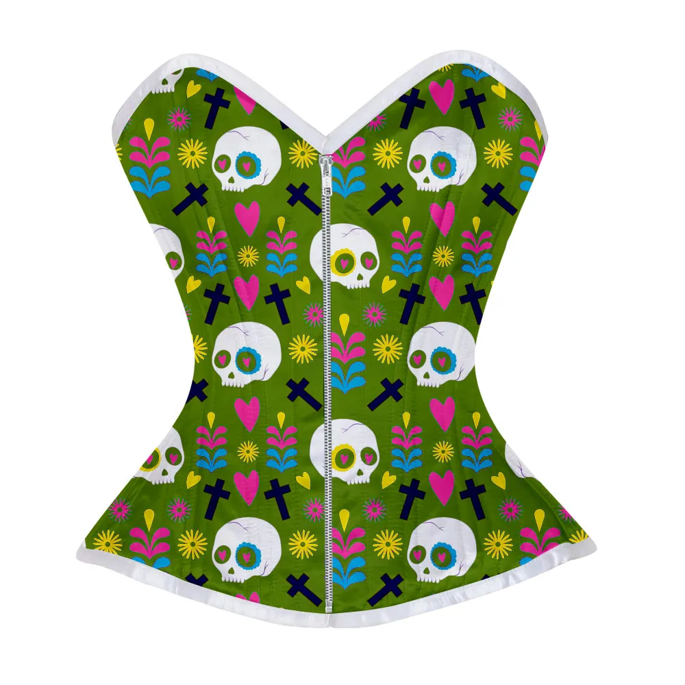 Women Waist Slimming Full Bust Satin Steel Boned High Quality Original Corset Manufacturer