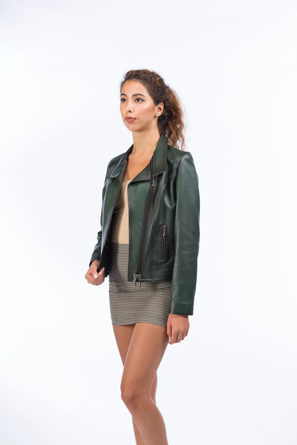 Women Leather Jacket Made in Turkey(OEM and ODM service)