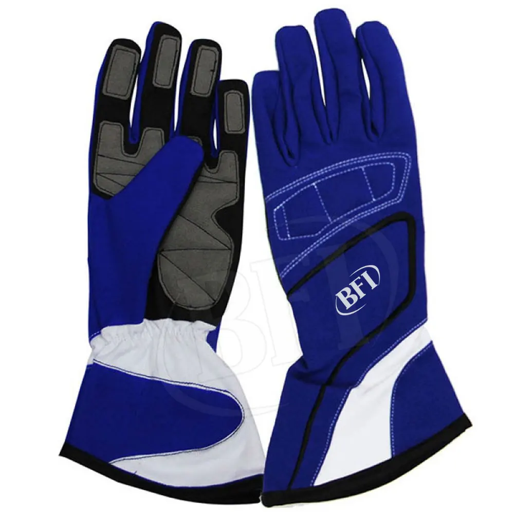 Custom Karting Racing Driving Gloves OEM Pakistan Supplier Breathable Go Kart Driving Outdoor Full Finger Racing Wear Universal