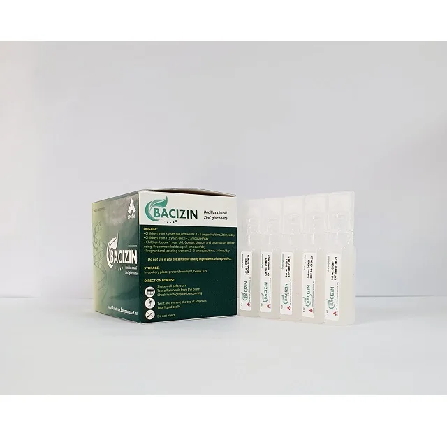 Hot Product Box of 20 Ampoules Oral Solution Perfect Combination of Bacillus Clausii & ZinC for improving Intestinal Microflora