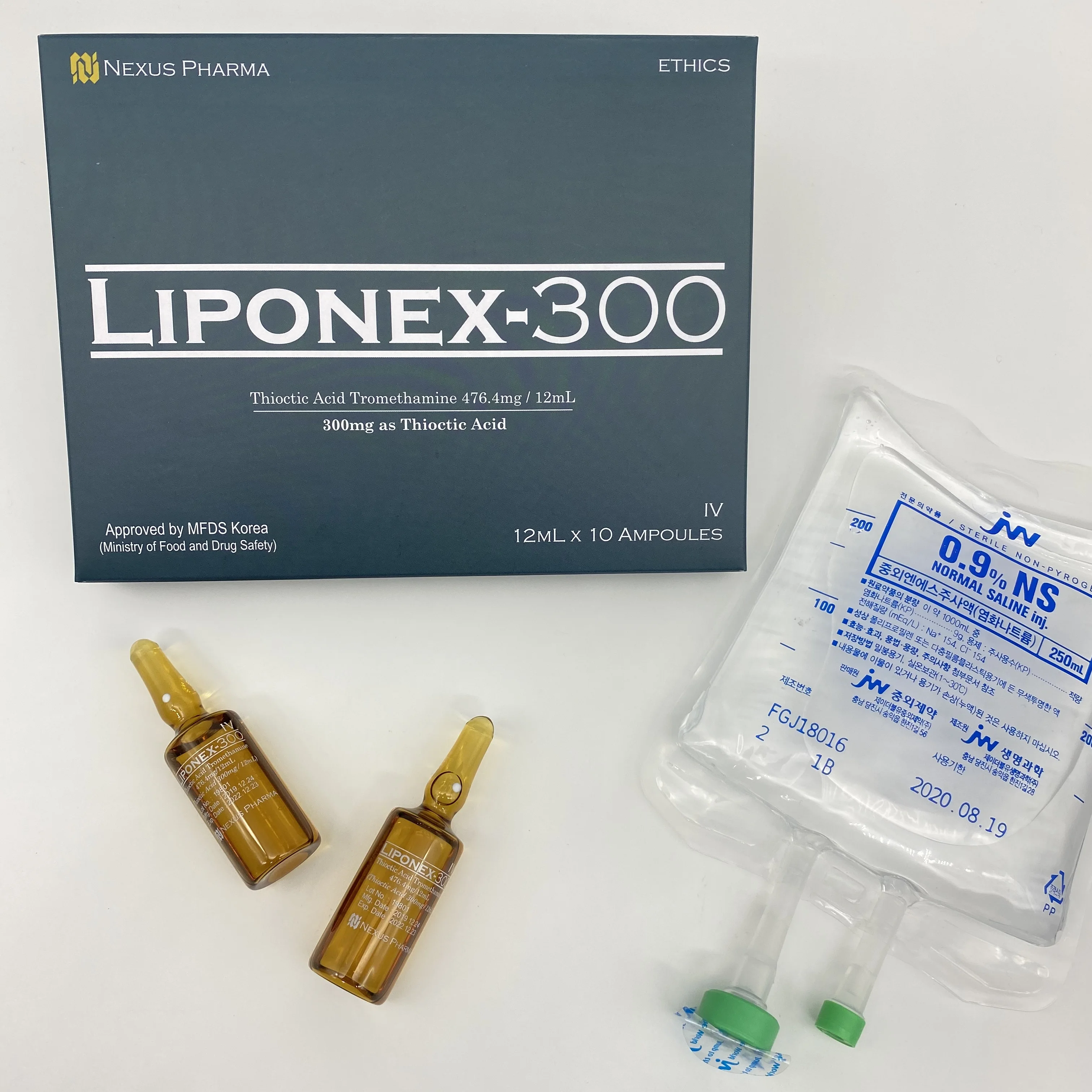 Liponex 300 мг тиоцитановая кислота антиоксидант для отбеливания кожи и потери веса
