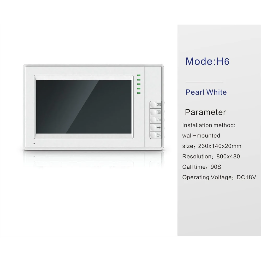 
Best quality in room wifi hd ahd smart analog tuya 7 inch video monitors doorbell intercom, good quality smart intercom 